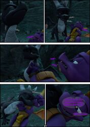 dark spyro from activision by drakeledragon