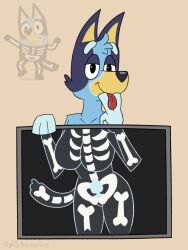 bluey heeler from bluey (series) by slightlyarousedguy