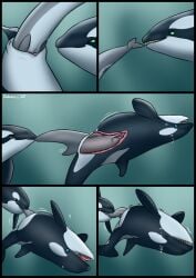 2025 ambiguous_feral ambiguous_gender assisted_vore black_body blue_eyes breasts bubble cetacean dated dolorcin dolphin dorsal_fin female female/female female_feral female_pred female_prey feral feral_pred feral_prey feral_unbirthing_feral fin flukes genitals green_eyes grey_body group head_first hi_res internal larger_ambiguous larger_female larger_pred mammal mammary_slits marine oceanic_dolphin orca partially_inside pectoral_fin pussy size_difference smaller_female teeth toothed_whale trio unbirthing underwater vaginal_penetration vore vulva water white_body x-ray_view year zoophilia
