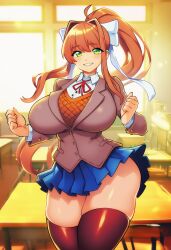monika (doki doki literature club) from doki doki literature club by mrmilkers