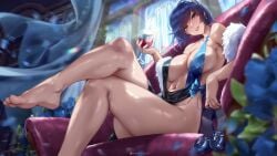 yelan (genshin impact) from genshin impact by queasy s