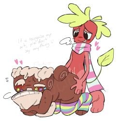cosmo_(dandy's_world) cum_inside cuntboy dandy's_world dandys_world gay intersex male sprout_(dandy's_world) submissive