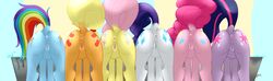 2d applejack_(mlp) ass earth_pony equine female female_only feral fluttershy_(mlp) friendship_is_magic full_color fur mane_six_(mlp) multiple_females my_little_pony no_penetration pink_hair pinkie_pie_(mlp) pony pussy quadruped rainbow_dash_(mlp) rarity_(mlp) severus smooth_skin twilight_sparkle_(mlp)