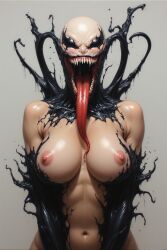 ai_generated black breasts cock dick female male marvel marvel_cinematic_universe marvel_comics penis schlong venom venom_(marvel) venom_(marvel_rivals)