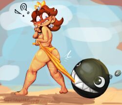 chain chomp from mario (series) by melodymsg