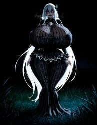 1girls 2025 ai_generated aroused big_breasts black_dress breasts breasts_bigger_than_head butterfly_hair_ornament child_bearing_hips creepy creepy_face creepy_smile curvaceous curvaceous_female curvaceous_figure curves curvy curvy_body curvy_female curvy_figure curvy_hips echidna_(re:zero) female female_focus female_only gigantic_breasts glowing_eyes grass hair_between_eyes hair_ornament heavy_breathing hi_res highres hips hips_wider_than_shoulders horny horny_female horror horror_(theme) huge_breasts large_breasts light-skinned_female light_skin long_dress long_hair looking_at_viewer massive_breasts narrow_waist night nunai purple_eyes re:zero_kara_hajimeru_isekai_seikatsu shadow smile solo solo_female solo_focus standing steam steaming_body thick_thighs thighs venus_body very_long_hair voluptuous voluptuous_female white_hair wide_hips