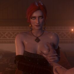 3d female geralt_of_rivia image nude straight the_witcher_(series) the_witcher_3:_wild_hunt triss_merigold zandrinya