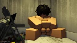 3d animated ass balls bedroom black_hair chair dirty dirty_room laptop loop male masturbation messy messy_room miljkfarts roblox robloxian sex_doll sex_toy shorter_than_10_seconds solo sound tagme trash video