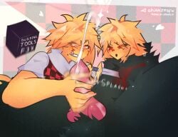 2boys anthro anthro_male anthro_penis artful_(die_of_death) ass balls ballsack big_balls big_balls_with_big_penis big_dick big_penis black_fur blood_on_breasts blood_on_weapon blush blush_lines blushed_face blushing_male breasts cum cum_on_hand cumming cumming_while_masturbating cute cute_face devesto dick die_of_death die_of_death_(roblox) dominant dominant_male domination femboy femboy_focus femboy_only femenine_male fluids fucked fucked_silly furry furry_dick furry_male furry_penis gay gay_domination gay_male gay_sex ghiadiz hand_on_penis handjob horny horny_expression horny_male jerking jerking_off legs legs_open male masturbating masturbation mequot orgasm orgasm_face orgasm_from_handjob overstimulated overstimulation penile penile_masturbation penile_squirting penis penis_fluid penis_focus penis_grab penis_hold penis_out perspective precum pursuer_(die_of_death) roblox roblox_game robloxian self_upload sexy sexy_body sexy_male sexy_pose shaking_penis smiling smiling_at_partner smiling_at_penis smiling_male splash splashing splashing_cum spread_legs squirting squirting_cum squirting_milk squirting_orgasm stimulating stimulation sword touching_penis yellow_hair