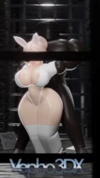 1boy 1girls 3d animated ass blonde_hair cleavage dark-skinned_male forced fucked_from_behind hips_wider_than_shoulders interracial large_breasts light-skinned_female queen_of_spades roblox robloxian rothot_(vepho3dx) shorter_than_30_seconds silverhare_(vepho3dx) skimpy skimpy_clothes snowbunny sound standing sunglasses tagme thick_thighs thong vepho3dx video white_clothing white_legwear wide_hips