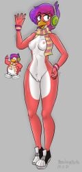2021 2d 2d_(artwork) 2d_artwork anthro arm_warmers avian bird breasts club_penguin curvy curvy_female curvy_figure curvy_thighs dated digital_art digital_drawing_(artwork) digital_media_(artwork) disney dj_cadence female furry furry_female headphones mostly_nude mostly_nude_female multicolored_hair penguin penguin_girl pink_feathers purple_hair pussy scarf shoes tagme tits vagina yerolay