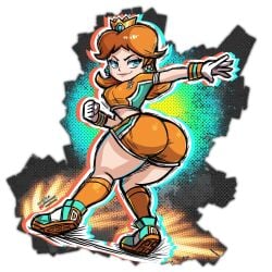 princess daisy from mario (series) by easyskweezy