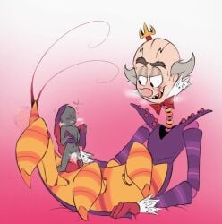 anon anonymous_character claws cum_in_pussy disney jul1ant00ns king_candy size_difference wreck-it_ralph y/n