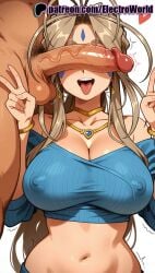 1boy 1girls 2025 ai_generated artist_name belldandy big_breasts big_chest blonde_hair bracelet breasts bust busty chest cock covered_nipples dark-skinned_male dark_penis dark_skin dick earrings electroworld erection female hairy hi_res high_quality high_resolution highres human human_female jewelry large_breasts light-skinned_female light_skin long_hair male male/female male_pubic_hair motion_lines navel necklace nude oh_my_goddess! patreon patreon_username penis penis_on_face pubic_hair ribbed_sweater solo_focus stable_diffusion straight sweater testicles tongue tongue_out trembling twitching_penis uncensored v watermark