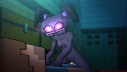 cum cumming endergirl_(hornycraft) enderman hornycraftgame minecraft penis pov riding riding_penis sex shadikbitardik steve_(minecraft) straight tagme
