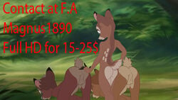 anthro anthrofied bambi_(character) bambi_(film) cervine cub deer disney faline ronno testicles