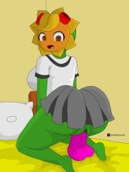 alone dildo dildo_in_pussy fanart flora_fauna girl hero heroine no_panties plant plant_girl plant_humanoid plants_vs_zombies plants_vs_zombies:_heroes pussy remake school_uniform slendyeevee solar_flare_(pvz) sunflower_(pvz) uniform vagina vaginal_penetration vaginal_sex