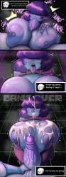 1futa 1girls areolae big_breasts big_penis blowjob blue_body blush breasts comic cum cum_in_mouth cum_on_breasts cum_on_face darky deltarune deltarune_chapter_2 edit english_text fellatio female female_protagonist futa_on_female futanari game_over hair_between_eyes huge_breasts huge_cock kris_(deltarune) kris_female_(deltarune) large_penis nipples open_mouth oral paizuri penis queen_(deltarune) rule_63 short_hair sweat text text_box tongue_out undertale_(series)