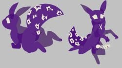 ambiguous_gender animal_genitalia anus artienvy chest_scar featureless_crotch feral genitals knot knotted_penis lineless looking_back male null null_bulge penile_spines penis purple_body purple_skin purple_tail rain_world raised_tail scar sheath slugcat solo spearmaster_(rain_world) tail tail_holes videocult white_anus white_eyes white_penis x_scar