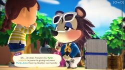 16:9 3d 4k absurd_res animal_crossing anthro bear blonde_hair blush bodily_fluids clothed clothing digital_media_(artwork) domestic_cat embarrassed eulipotyphlan eyewear felid feline felis female footwear fur gameplay_mechanics genital_fluids giant_panda glasses grey_body grey_fur group hair hands_on_crotch hedgehog heterochromia hi_res human humanoid knock-kneed label_able male mammal nintendo omorashi outside owo_sfm pinky_(animal_crossing) raymond_(animal_crossing) shocked shoes smile source_filmmaker_(artwork) suitcase text topwear urine urine_on_clothing urine_on_pants villager_(animal_crossing) widescreen