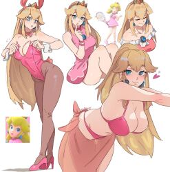 princess peach from mario (series) by dashi art