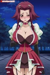 1girls ai_generated aindroidparanoid aki_izayoi akiza_izinski ass ass big_ass big_breasts big_butt breasts busty cleavage curvy cute dress fat_ass female female_only hair hi_res hips huge_ass huge_breasts human izayoi_aki large_ass large_breasts legs narrow_waist slim_waist tagme thick_ass thick_thighs voluptuous waist wide_hips yu-gi-oh! yu-gi-oh!_gx