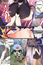 1girls ass ass_focus both_ends breasts burping clothing fart fart_cloud fart_fetish female female_only genshin_impact hage123 hair_ornament long_hair looking_back nipples poop pooping purple_hair raiden_shogun scat