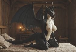ai_generated anthro anthropomorphic beautiful bedroom big_breasts breasts breeding_request draconic draconic_humanoid dracthyr dragon dragon_girl female furry furry_only in_bed in_heat inviting_to_sex looking_at_viewer on_all_fours on_knees posing scales scalie scalie_female scalie_only seductive seductive_look seductive_smile sexy sexy_body sexy_pose tits_out wet_pussy world_of_warcraft yellow_eyes