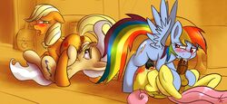 applejack_(mlp) cradeelcin earth_pony equine female fluttershy_(mlp) friendship_is_magic fur futanari horse horsecock intersex licking mayor_mare_(mlp) my_little_pony penis pony rainbow_dash_(mlp) smooth_skin tongue