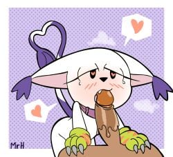 bandai_namco bianc_(el_senor_erizo) bodily_fluids bondage claws clothing collar digimon digimon_(species) duo el_senor_erizo erection eyelashes felid fellatio female fur gatomon genital_fluids genitals gloves handwear hi_res male male/female male_penetrating mammal nude open_mouth oral oral_penetration penetration penile penis petplay roleplay sex submissive tail tongue white_body white_fur