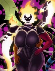 alien alien_girl big_ass big_breasts chaquetrix hips humanoid kevin_chaquetrix kevin_levin muscle_girl