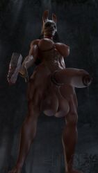 1440x2560 1futa 1futanari 1futas 3d 3d_(artwork) 3d_background abs alternative_version axe behaviour_interactive blender blender_(software) blood_drip cock_ring commission dark_background dead_by_daylight first_person_perspective first_person_view flaccid flaccid_cock flaccid_penis foreskin foreskin_folds forest futa_focus futa_only futanari horror_(theme) huntress_(dead_by_daylight) large_balls large_breasts large_chest large_cock large_penis lilly_3d looking_at_partner looking_down looking_up mask masked_futa melee_weapon muscles portrait pov precum precum_drip precum_on_penis precum_string rabbit_ears rabbit_mask threatening threatening_viewer threatening_with_weapon video_game video_game_character video_game_franchise video_games weapon