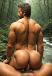 3d ai_generated all_fours anal_sex armpit_hair ass_focus ass_hair back back_hair back_view balls bara beard bearded big_bottom big_bottom_small_top big_sub_small_top bottom bottomless daddy dangling_balls dangling_penis dangling_testicles facial_hair from_behind gay gay_anal hairy hairy_anus hairy_arms hairy_ass hairy_balls hairy_chest hairy_legs hairy_male half-erect joel_miller juicy_bara legs_apart male male/male male_ass male_focus male_only manly masculine masculine_bottom masculine_male mature mature_male muscle_bottom muscular muscular_bottom naughty_dog older_male outdoors playstation presenting_ass pubic_hair riding riding_penis short_hair sitting sitting_on_lap sitting_on_penis sitting_on_person small_top_big_bottom solo_male spread_legs stable_diffusion straddling the_last_of_us the_last_of_us_part_i without_pants