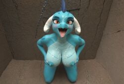 ai_generated anthro anthropomorphic beautiful bedroom big_breasts breasts breeding_request cum cum_on_breasts cum_on_face curved_horns draconic draconic_humanoid dragon dragon_girl ember female furry furry_only in_heat inviting_to_sex looking_at_viewer mlp_g4 my_little_pony on_knees orange_eyes princess_ember_(mlp) scales scalie scalie_female scalie_only seductive seductive_look seductive_smile sexy sexy_body sexy_pose teal_scales teal_skin tits_out wet_pussy
