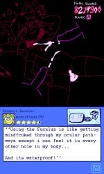 after_sex anthro bodily_fluids boki_lamira breasts copy_kitty cum cum_inside cum_on_belly cum_on_body cum_on_breasts disembodied_penis domestic_cat felid feline felis female genital_fluids genitals group hi_res high_score male male/female mammal navel penis review stu_(artist) text trio virtual_reality