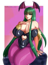 morrigan aensland from darkstalkers by florida 2d