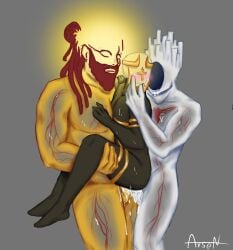 angel double_penetration gabriel_(ultrakill) minos_prime_(ultrakill) sisyphus_prime_(ultrakill) threesome ultrakill