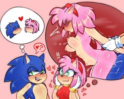 amy rose from sonic (series) by mayghely