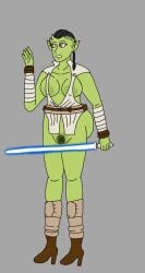 adoptable alien alien_girl alien_humanoid belt big_ass big_breasts black_hair blind_peacock_draws blind_peacock_draws_(artist) elerya_thox_(blindpeacockdraws) female heel_boots heels horn jedi jedi_knight jedi_master jedi_padawan lightsaber lightsaber_hilt mirialan mixed_breed mixed_species nrj_nsfw nrjnsfw order_66 original original_art original_artwork original_character partially_clothed pink_hair pointy_ears ponytail pubes pubes_exposed pussy pussy_hair pussy_pubes star_wars star_wars_oc star_wars_original_character tattoo tattoo_on_face tattoos thick_thighs wrapped wrapped_arms zabrak