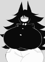 1female 1girls big_breasts female fully_clothed fundamental_paper_education huge_boobs huge_breasts huge_thighs massive_boobs massive_breasts massive_thighs massive_tits miss_circle_(fundamental_paper_education) momiji_(artist) only_female tagme thicc_thighs thick_thighs wide_hip wide_hipped_female wide_hips wide_thighs