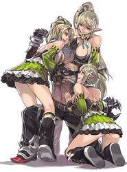 aoin breasts elf elsword large_breasts raven_(elsword) rena_(elsword) wind_sneaker_(elsword)