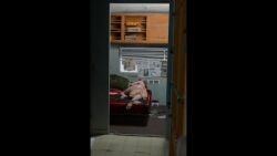 ) 3d 3d_animation animated bed blender_(software) cowgirl_position dead_or_alive dog(s) honoka honoka_(doa) open_door p4ants pink_eyes pink_hair sound tagme video zoophilia