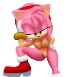 aerosin amy_rose bedroom_eyes boots bracelets breasts female footwear furry gloves hairband handwear handwear_and_footwear_only mostly_nude mostly_nude_female posing pussy sega smile sonic_(series)