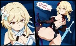 ai_generated lumine_(genshin_impact) tagme