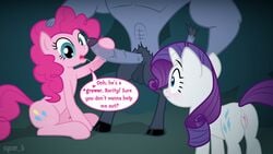 bovine bull english_text equine fellatio female feral friendship_is_magic iron_will_(mlp) minotaur my_little_pony oral oral_sex penis pinkie_pie_(mlp) rarity_(mlp) sex text