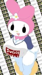 dream-cassette female hello_kitty_(series) my_melody sugoi_dekai tagme uzaki_hana uzaki_hana_(cosplay)