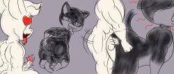 absurd_res anal anal_sex anthro ass balls big_butt duo erection genitals hi_res humanoid_genitalia humanoid_penis male male/male morgana_(persona) penetration penis persona_(series) persona_5 sex usury40
