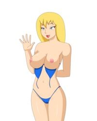 alpha_channel areola bikini blonde_female blonde_hair blue_eyes body_blush breasts family_guy female female_only for_sticker_use high_resolution human jillian_russell-wilcox light-skinned_female light_skin long_hair navel nipples pervyangel png shiny shiny_skin smile solo solo_female sticker_template swimsuit topless transparent_background transparent_png wardrobe_malfunction white_outline