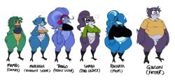 2025 alternate_version_at_source anthro ass avian bachata_(sssonic2) balls big_breasts big_butt bird bottomless breasts character_name clothed clothing digital_media_(artwork) english_text father_(lore) father_and_child_(lore) female femboy genitals gibson_(sssonic2) group hair hi_res huge_butt male mambo_(sssonic2) merengue_(sssonic2) mother_(lore) mother_and_child_(lore) navel owl parent_(lore) parent_and_child_(lore) penis pubes samba_(sssonic2) sibling_(lore) simple_background size_difference sssonic2 tango_(sssonic2) text thick_thighs white_background