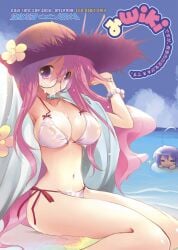 2girls bikini female konata_izumi lucky_star miyuki_takara mugen_dai tagme